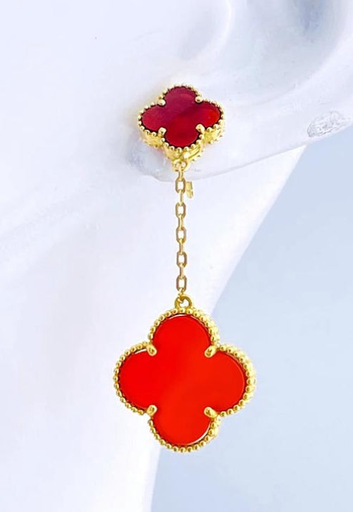 Red Ubax Van Cleef Set 2.0 - 18K Gold Plated