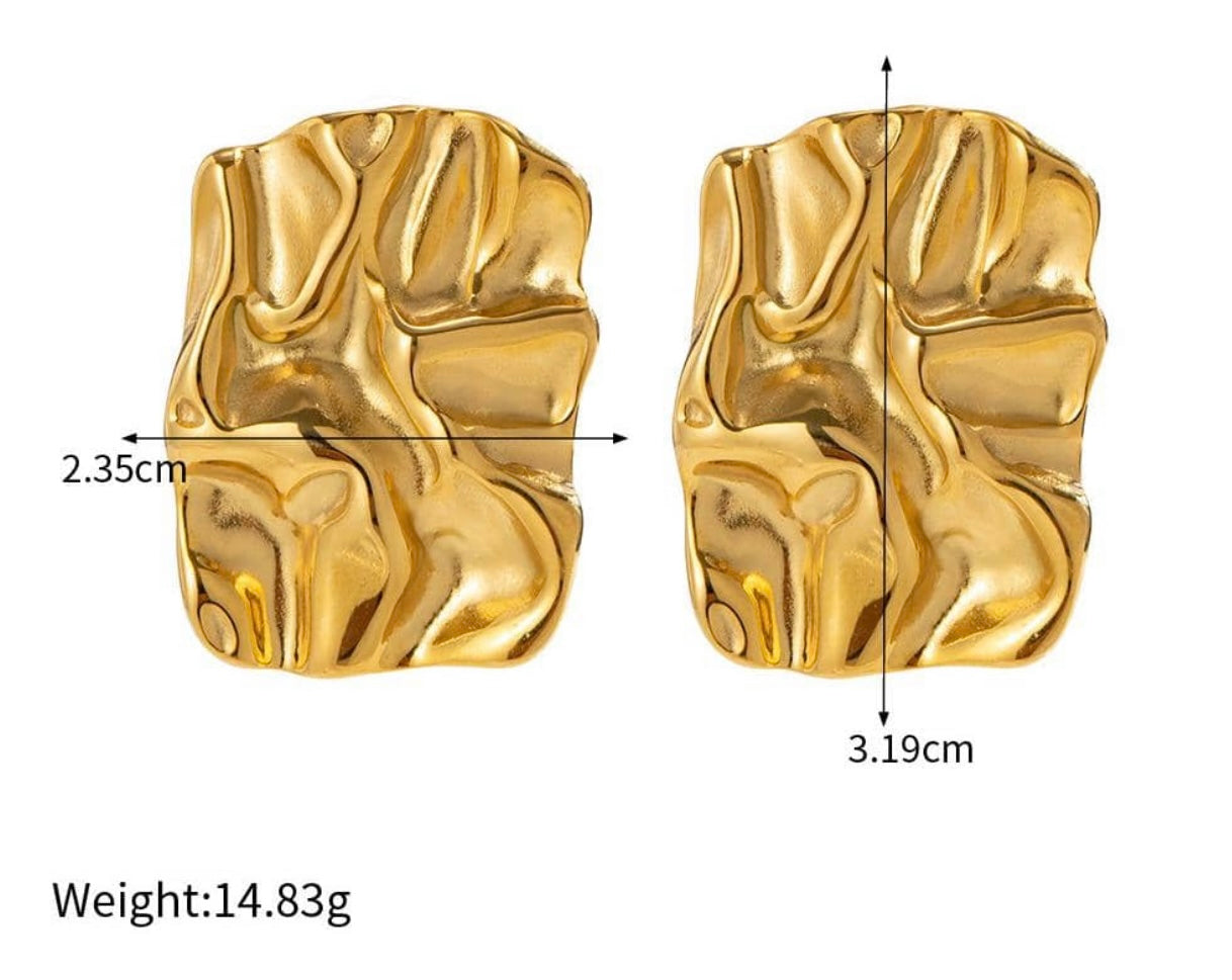 Malika Earrings - 18K Gold Plated