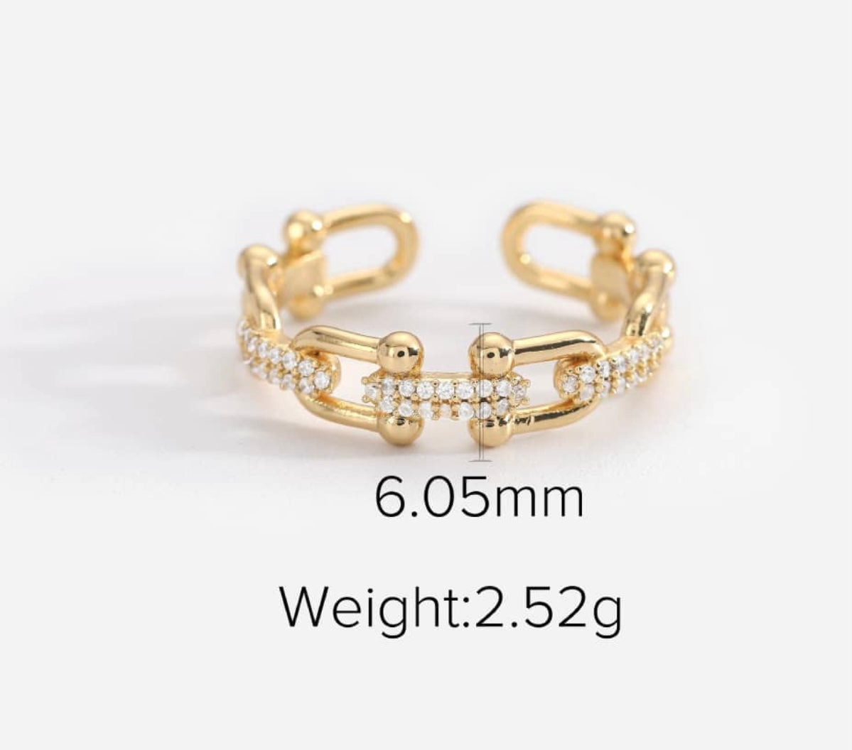 Barkhado Ring - 18K Gold Plated