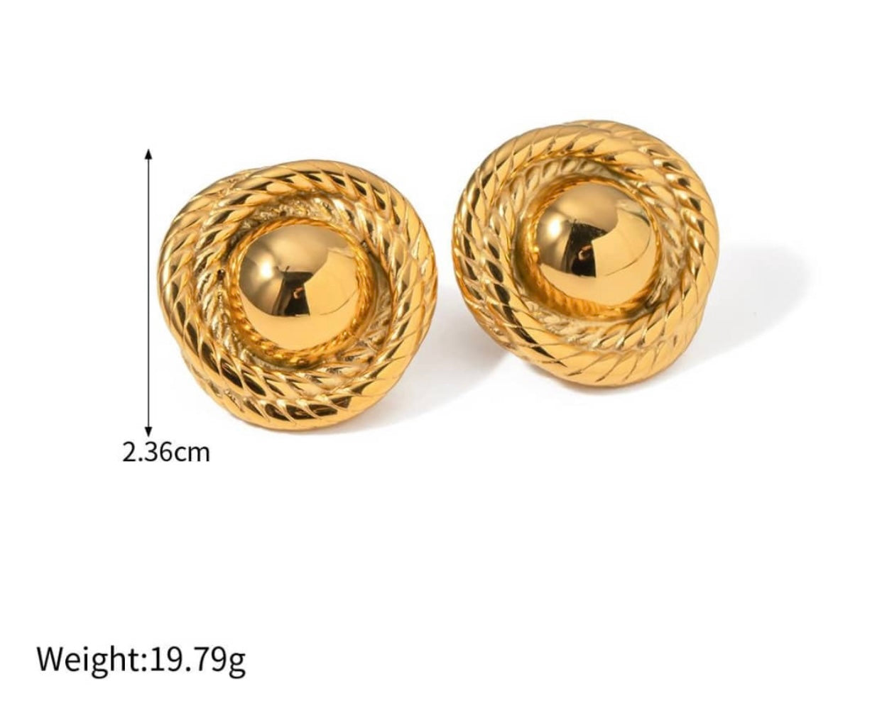 Amburo Earrings - 18K Gold Plated