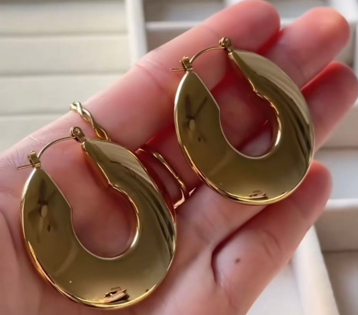 Abla Earrings - 18K Gold Plated