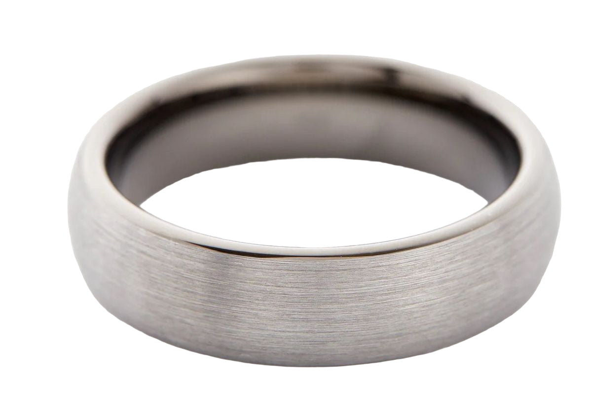 Rahim Tungsten Men Ring (8mm)- Stainless Steel