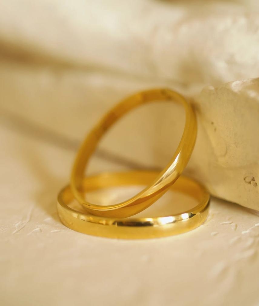 Samiira Bangle - 18k Gold Plated