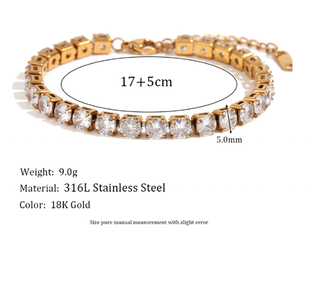 Hawa Bracelet - 18K Gold Plated