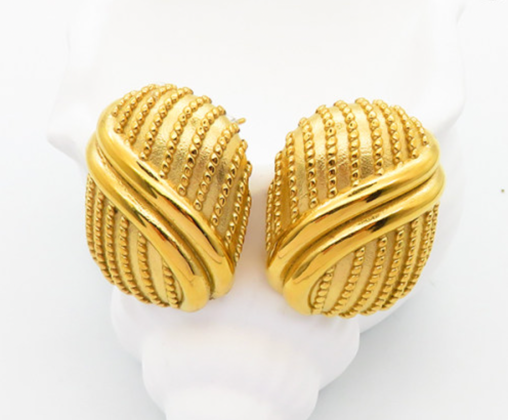 Cawo Earrings - 18K Gold Plated