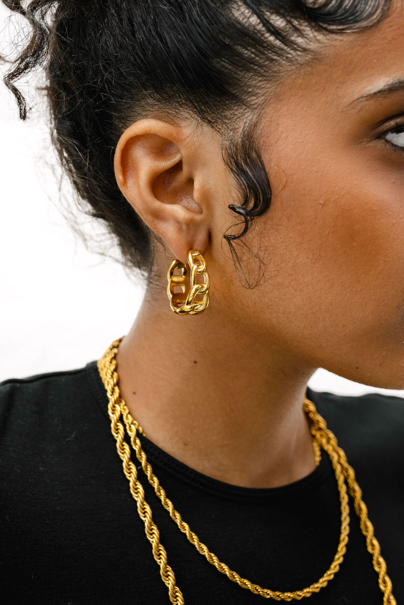 Nastexo Earrings - 18k Gold Plated