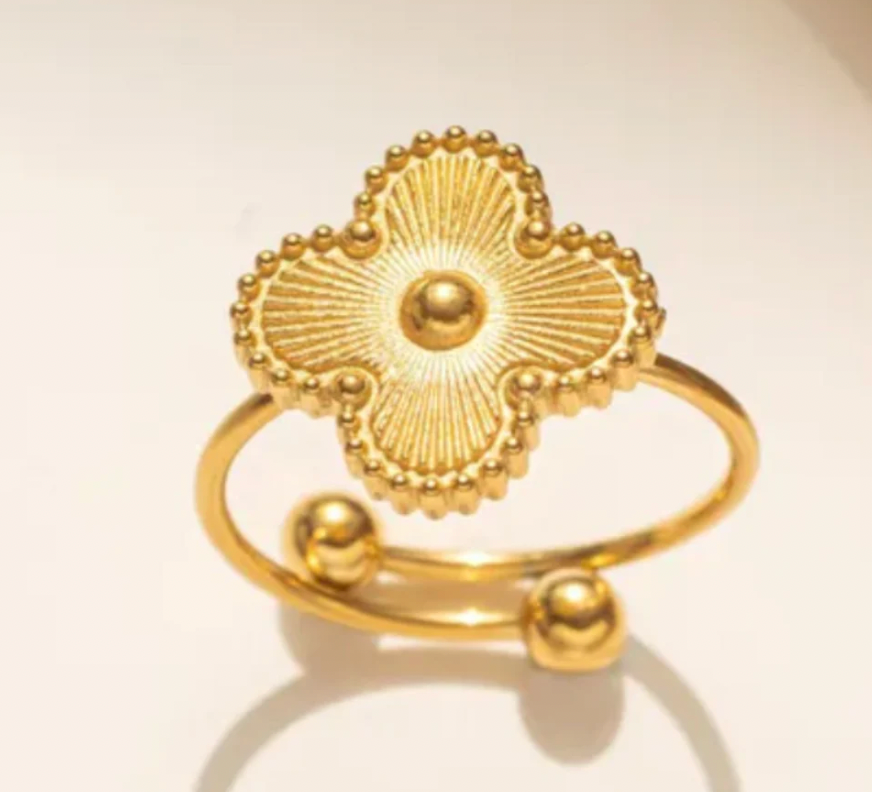 Long Gold Ubax Van Cleef Set - 18K Gold Plated