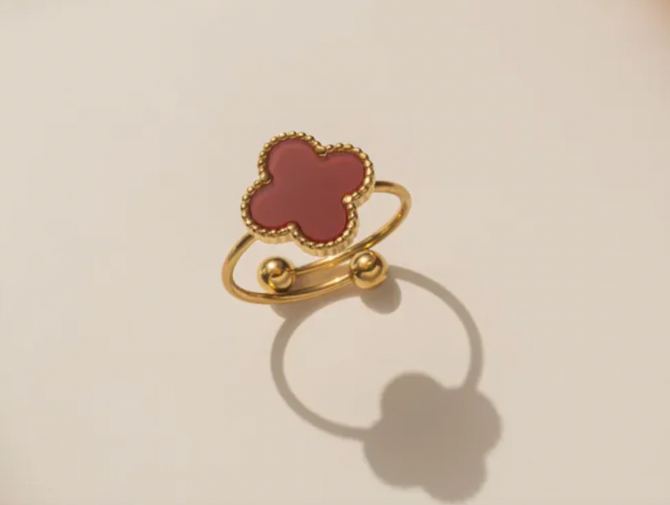 Red Ubax Van Cleef Set 2.0 - 18K Gold Plated