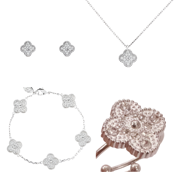 Silver Ubax Van Cleef Set - Stainless Steel