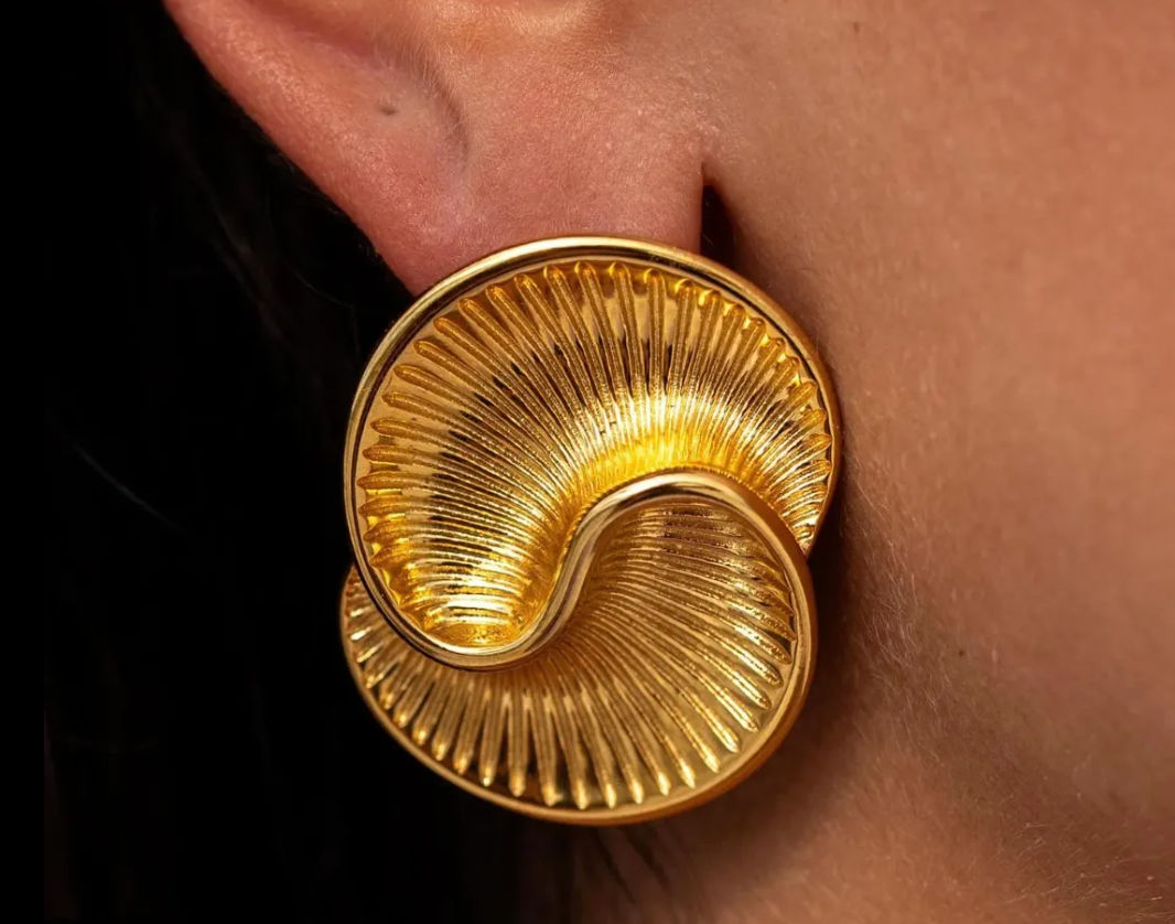 Najma Earrings - 18K Gold Plated