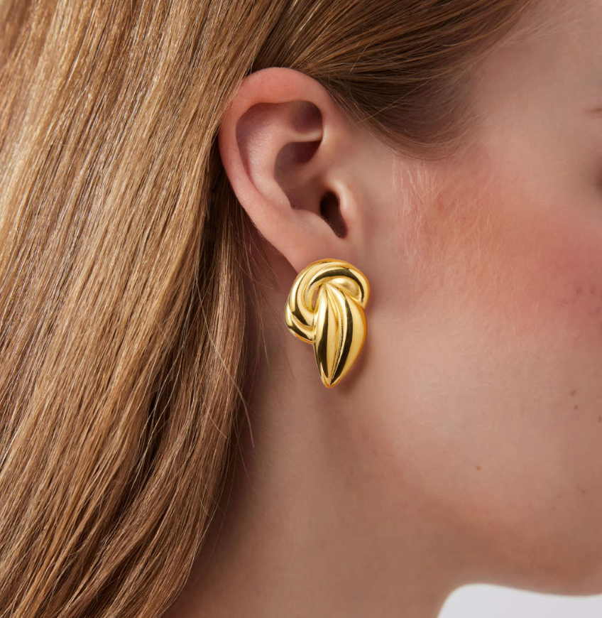 Ifrah Earrings - 18K Gold Plated