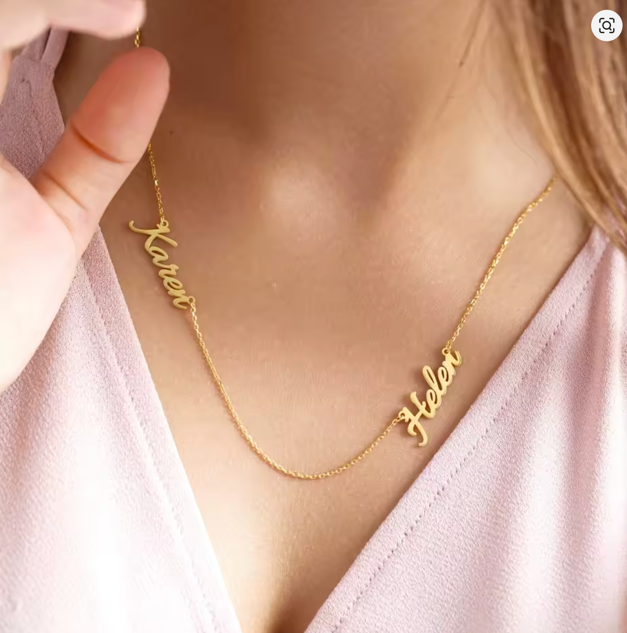 18k Gold plated Personalized Name Necklaces