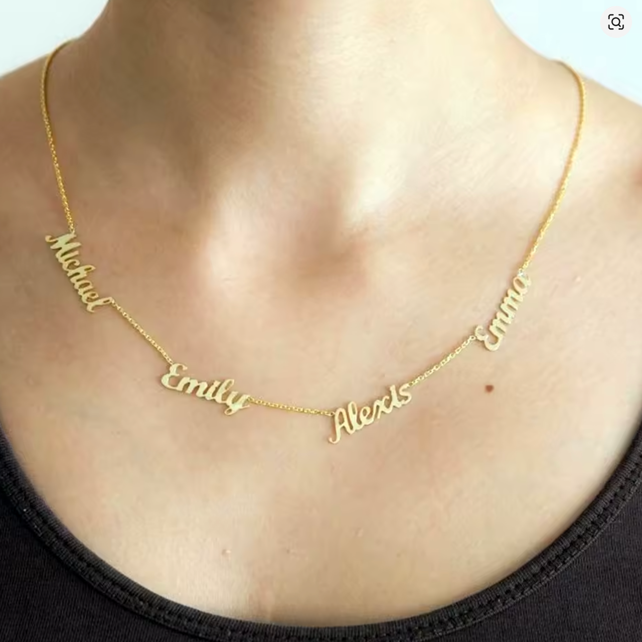 18k Gold plated Personalized Name Necklaces