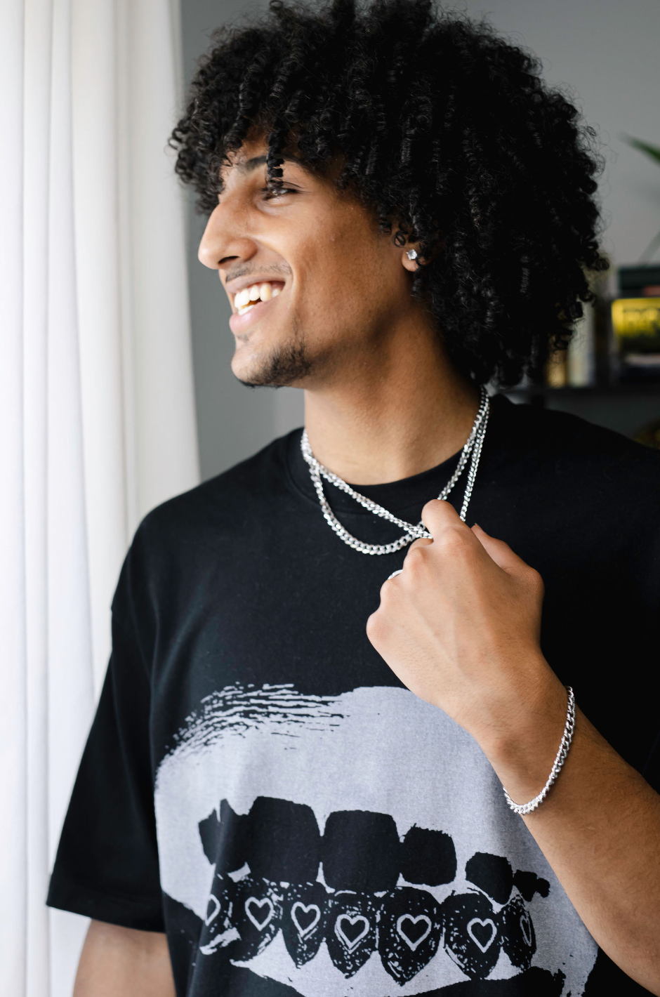 Wais Cuban Chain Bracelet For Men - Stainless Steel