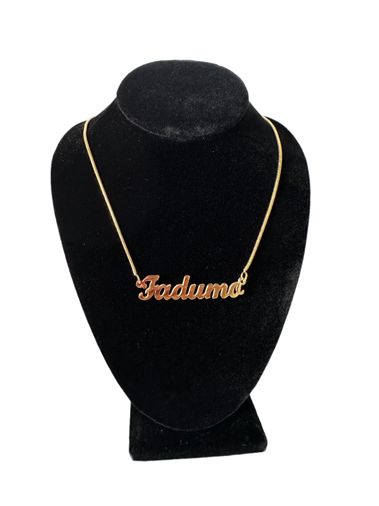 18K Gold Plated Necklaces Somali Names