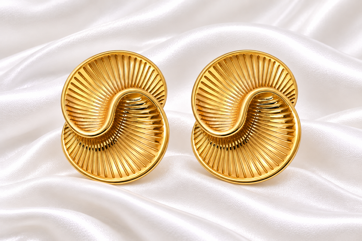 Najma Earrings - 18K Gold Plated