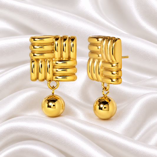 Astur Earrings - 18K Gold Plated