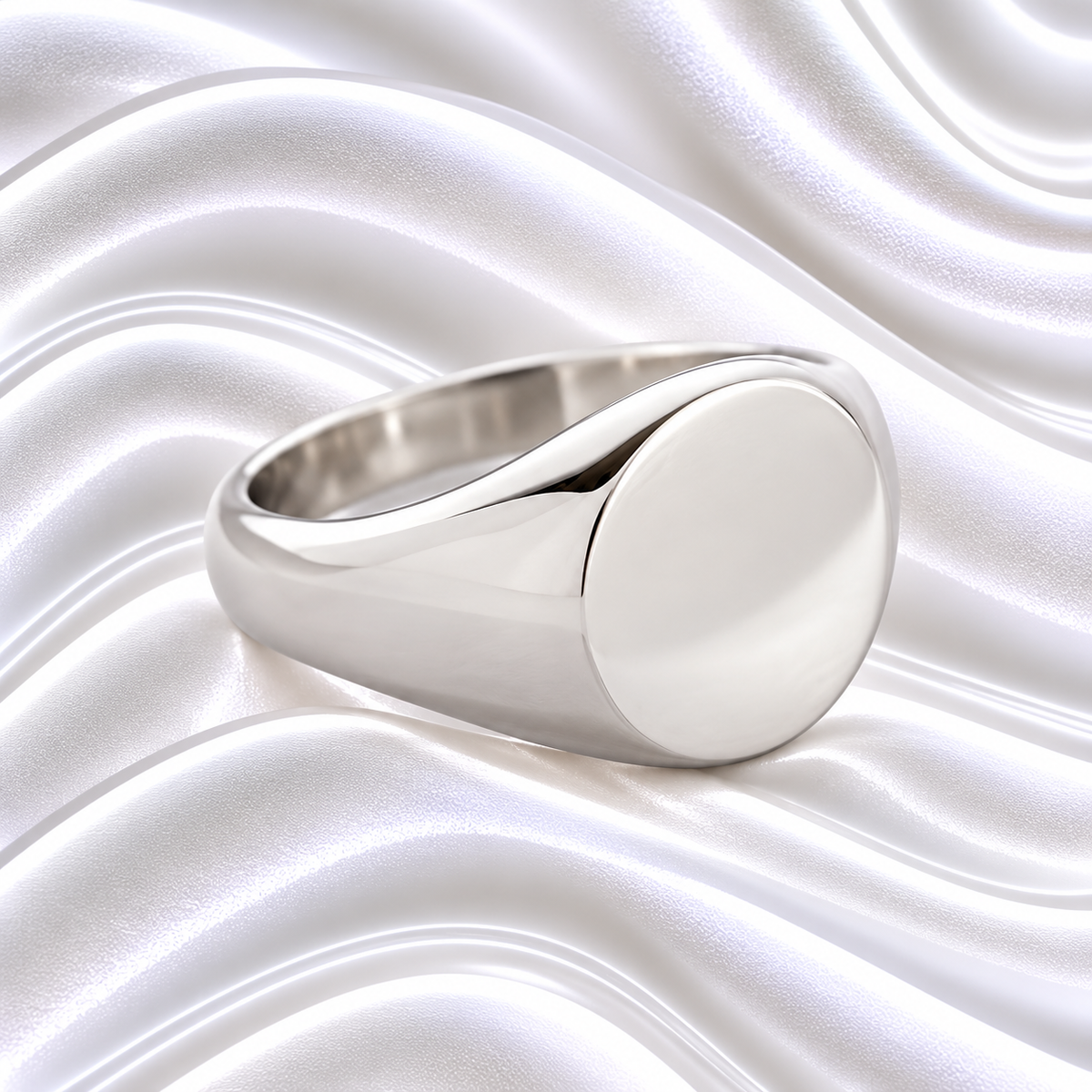 Hassan Signet Men Ring - Stainless Steel