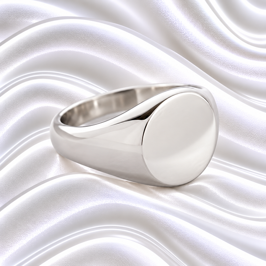 Hassan Signet Men Ring - Stainless Steel