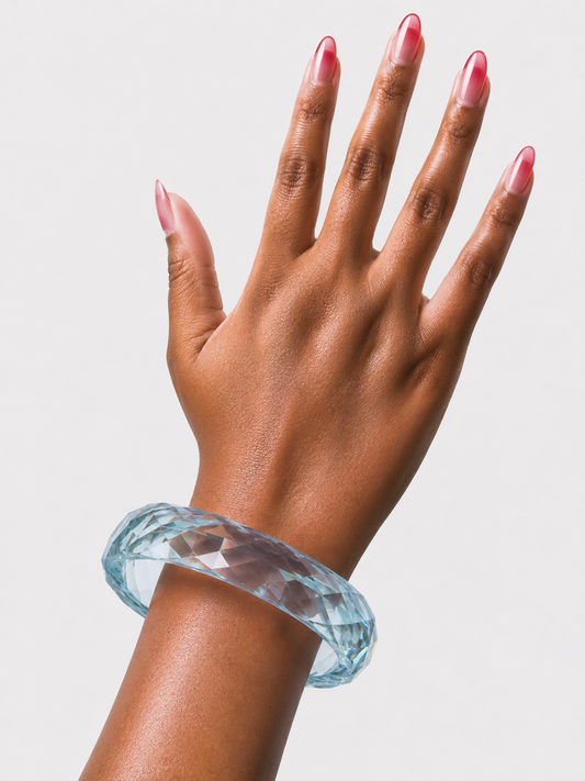 Hillaac Crystal Blue Bangle