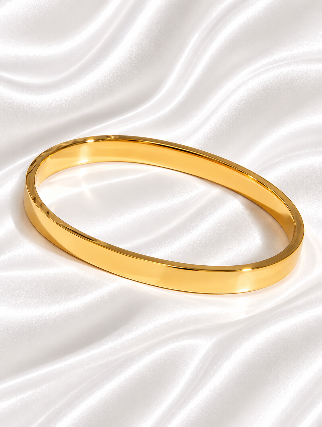 Samiira Bangle - 18k Gold Plated