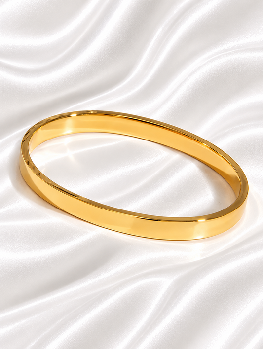 Samiira Bangle - 18k Gold Plated