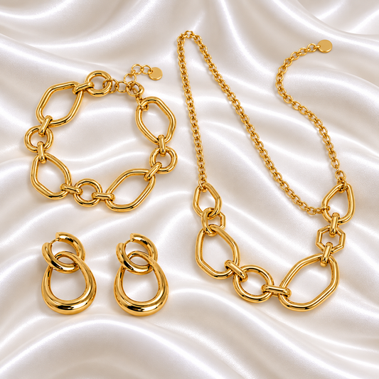Safiya Set - 18K Gold Plated