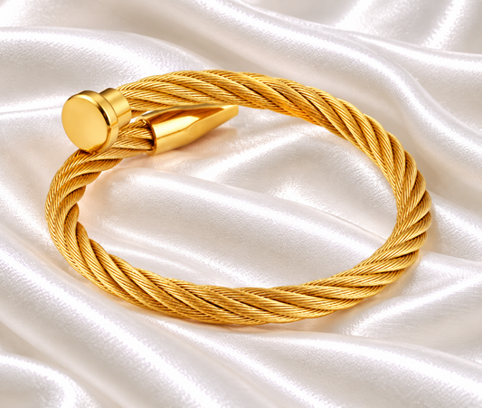 Bilane Cuff Bracelet - 18k Gold Plated