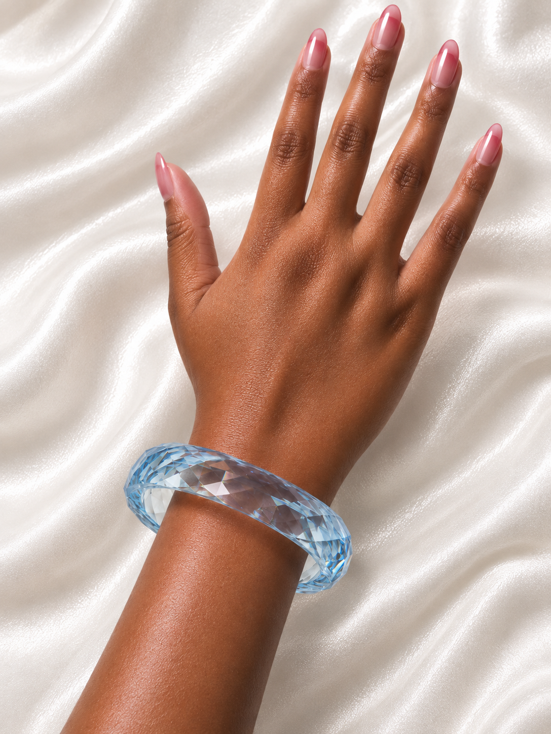 Hillaac Crystal Blue Bangle
