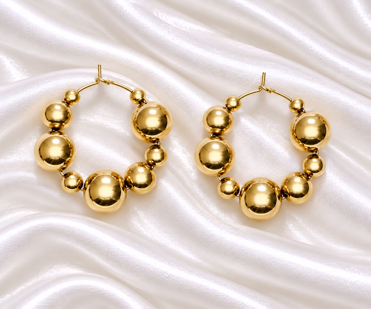 Marwo Earrings - 18K Gold Plated