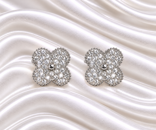 Silver Ubax Earrings  - 18K Gold Plated