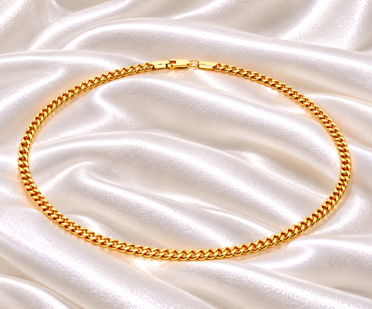 Nema Curb Bracelet - 18k Gold Plated