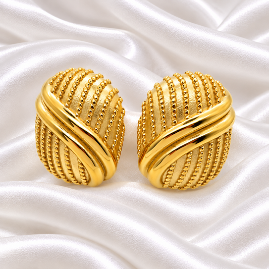 Cawo Earrings - 18K Gold Plated