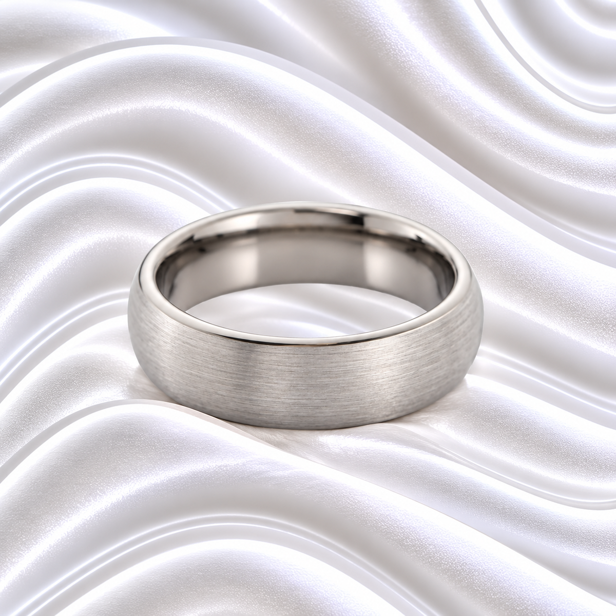 Rahim Tungsten Men Ring (8mm)- Stainless Steel