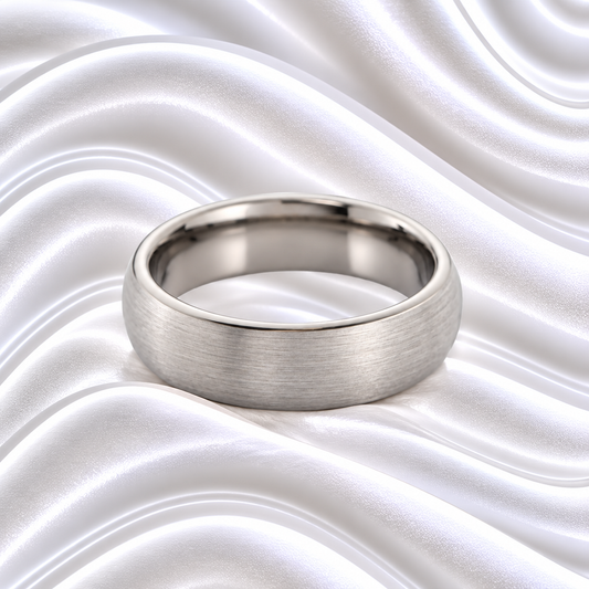 Rahim Tungsten Men Ring (8mm)- Stainless Steel