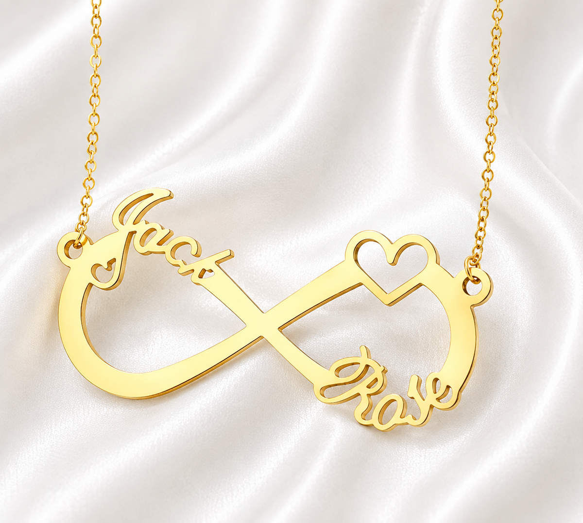 Infinity chain | 18k Gold plated Personalized Name Necklaces