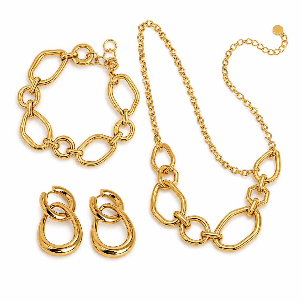 Safiya Set - 18K Gold Plated
