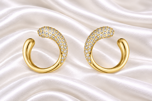 Sagal Earrings - 18K Gold Plated