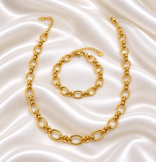 Soumia Set - 18K Gold Plated