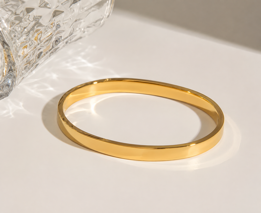 Samiira Bangle - 18k Gold Plated