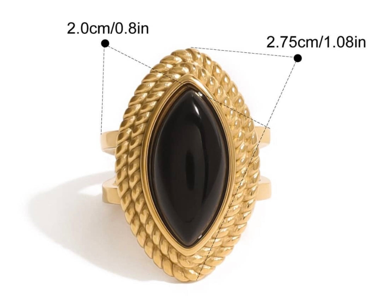 Iftan Ring - 18K Gold Plated