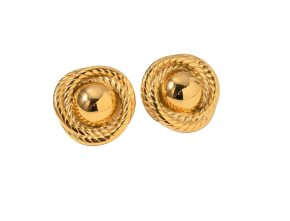 Amburo Earrings - 18K Gold Plated