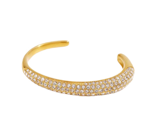 Sagal Bracelet Diamonds - 18K Gold Plated