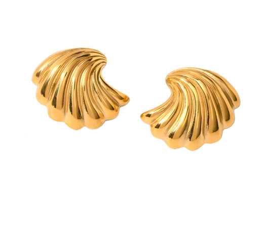 Rumaysa Earrings - 18K Gold Plated