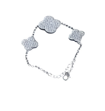 Bold Silver Van Cleef Set - Stainless Steel