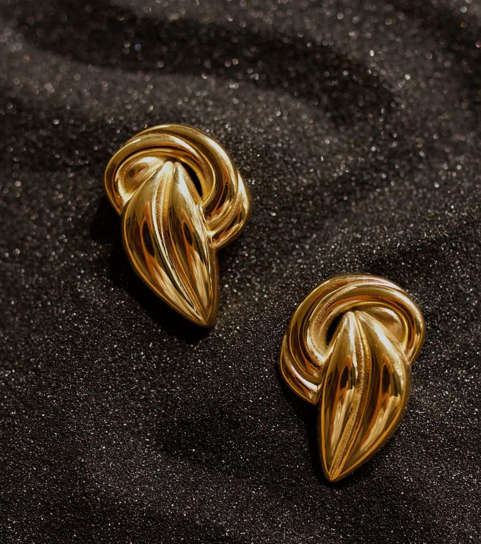 Ifrah Earrings - 18K Gold Plated