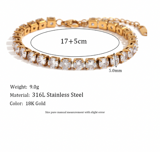 Hawa Bracelet - 18K Gold Plated