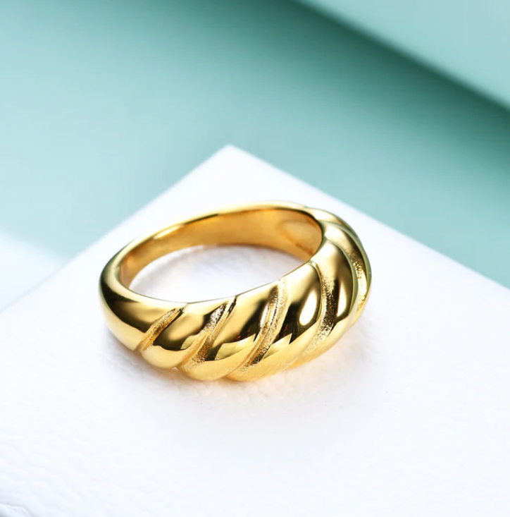 Ikram Ring- 18K Gold Plated