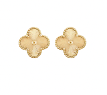 Gold Ubax Van Cleef Earrings - 18K Gold Plated