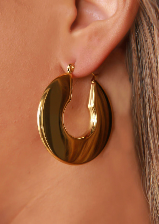 Abla Earrings - 18K Gold Plated